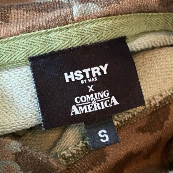 Hstry by Nas x Coming 2 America Hoodie Mens Small Cotton Terry Unity & Pride USA - Picture 5 of 16